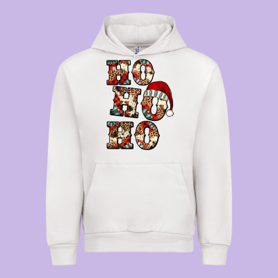 Ho Ho Ho Western Christmas Urban Hoodie Designed By Jasminsmagicworld