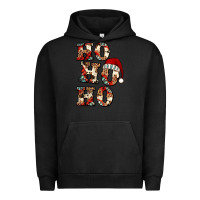 Pigment Black ho ho ho western christmas Urban Hoodie - Jasminsmagicworld