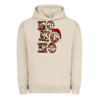 Pigment French Oak ho ho ho western christmas Urban Hoodie - Jasminsmagicworld