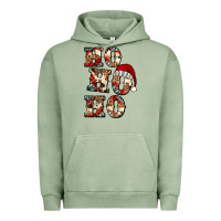Pigment Oil Green ho ho ho western christmas Urban Hoodie - Jasminsmagicworld