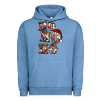 Pigment Pebble Blue ho ho ho western christmas Urban Hoodie - Jasminsmagicworld