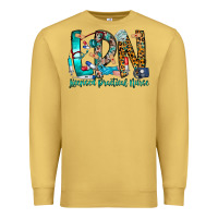 Antique Gold lpn Premium Sweatshirt - CowhideDigitalArt
