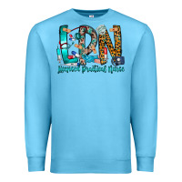 Ocean Blue lpn Premium Sweatshirt - CowhideDigitalArt