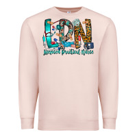 Pale Pink lpn Premium Sweatshirt - CowhideDigitalArt