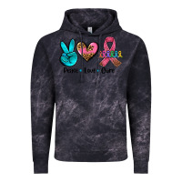 Cloud Black peace love  cure Vintage Hoodie - AdoDesignShop