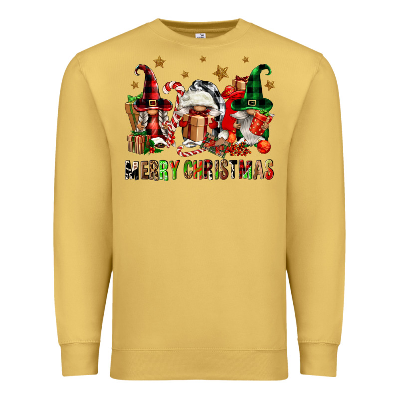 Merry Christmas Buffalo Gnomies Premium Sweatshirt by FaDigitalArtStudio | Teevron
