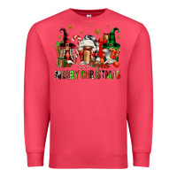 Cardinal merry christmas buffalo gnomies Premium Sweatshirt - FaDigitalArtStudio
