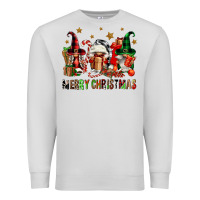 Dove Grey merry christmas buffalo gnomies Premium Sweatshirt - FaDigitalArtStudio
