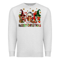 Oatmeal Heather merry christmas buffalo gnomies Premium Sweatshirt - FaDigitalArtStudio