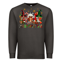 Smoke merry christmas buffalo gnomies Premium Sweatshirt - FaDigitalArtStudio