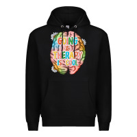 Black going to therapy is cool Premium Hoodie - NancyCooperArtShop