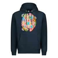 Navy going to therapy is cool Premium Hoodie - NancyCooperArtShop