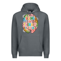 Rock going to therapy is cool Premium Hoodie - NancyCooperArtShop