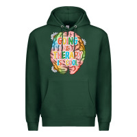 Sports Green going to therapy is cool Premium Hoodie - NancyCooperArtShop