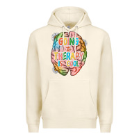 Tofu going to therapy is cool Premium Hoodie - NancyCooperArtShop