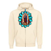 Gemstone Lady Of Guadalupe Zipper Hoodie | Teevron