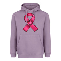 Lavender breast cancer awareness ribbon Heavyweight Hoodie - RanaPortraitStore