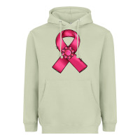 Matcha breast cancer awareness ribbon Heavyweight Hoodie - RanaPortraitStore