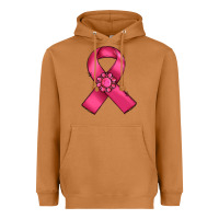 Meerkat breast cancer awareness ribbon Heavyweight Hoodie - RanaPortraitStore