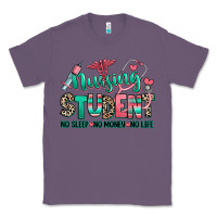 Lavender nursing student no sleep no money no life Classic Tee - RanaPortraitStore