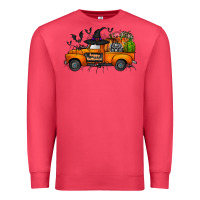 Cardinal happy halloween truck Premium Sweatshirt - CowhideDigitalArt