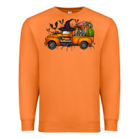 Carrot happy halloween truck Premium Sweatshirt - CowhideDigitalArt