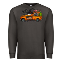 Smoke happy halloween truck Premium Sweatshirt - CowhideDigitalArt