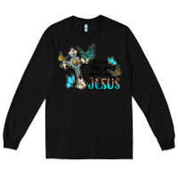 Black let me tell you about my jesus Long Sleeve Tee - BarkalooDesign