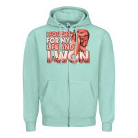 Seafoam i fought for my life and i won uterine cancer peac Zipper Hoodie - texasbilliewilder