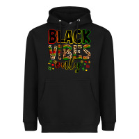 Black black vibes only Heavyweight Hoodie - Zillion Design Studio