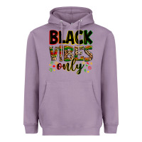 Lavender black vibes only Heavyweight Hoodie - Zillion Design Studio