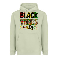 Matcha black vibes only Heavyweight Hoodie - Zillion Design Studio