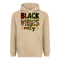 Mushroom black vibes only Heavyweight Hoodie - Zillion Design Studio