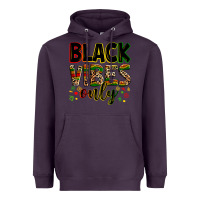 Plum black vibes only Heavyweight Hoodie - Zillion Design Studio