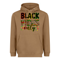 Toasted Coconut black vibes only Heavyweight Hoodie - Zillion Design Studio