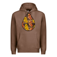 Chestnut Fall Teardrop Premium Hoodie - LillyAllenDesigns