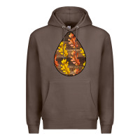 Coffee Fall Teardrop Premium Hoodie - LillyAllenDesigns