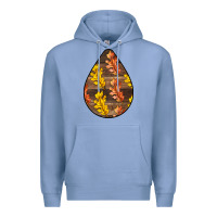 Colony Blue Fall Teardrop Premium Hoodie - LillyAllenDesigns