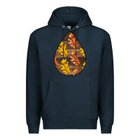 Navy Fall Teardrop Premium Hoodie - LillyAllenDesigns