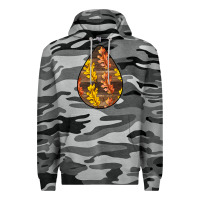 Slate Camo Fall Teardrop Premium Hoodie - LillyAllenDesigns