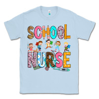 Dusty Blue school nurse Classic Tee - RanaPortraitStore