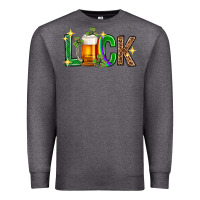 Charcoal Heather St. Patrick's Day luck beer Premium Sweatshirt - Neo Western