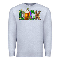 Heather Grey St. Patrick's Day luck beer Premium Sweatshirt - Neo Western