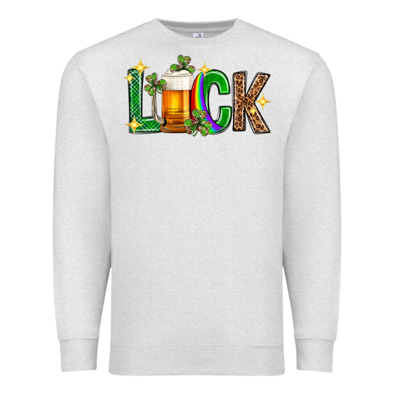 St. Patrick's Day Luck Beer Premium Sweatshirt by Neo Western | Teevron
