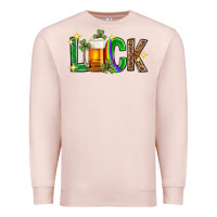 Pale Pink St. Patrick's Day luck beer Premium Sweatshirt - Neo Western