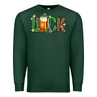 Sports Green St. Patrick's Day luck beer Premium Sweatshirt - Neo Western