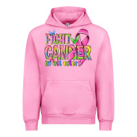 Fuchsia Pink fight cancer in all colors Urban Hoodie - NancyCooperArtShop