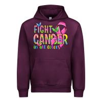 Mauve Wine fight cancer in all colors Urban Hoodie - NancyCooperArtShop