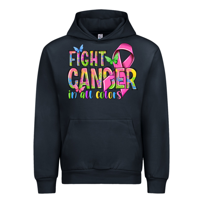 Fight Cancer In All Colors Urban Hoodie by NancyCooperArtShop | Teevron