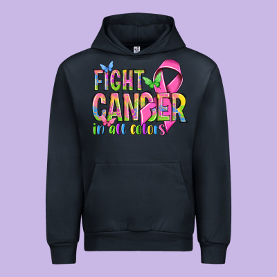 Fight Cancer In All Colors Urban Hoodie Designed By Nancycooperartshop